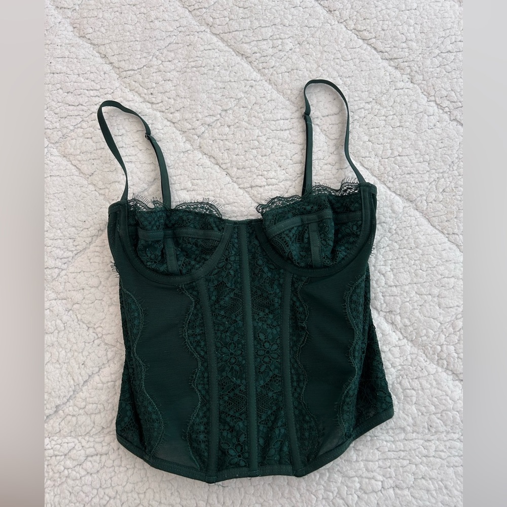 Urban Outfitters out from under corset top